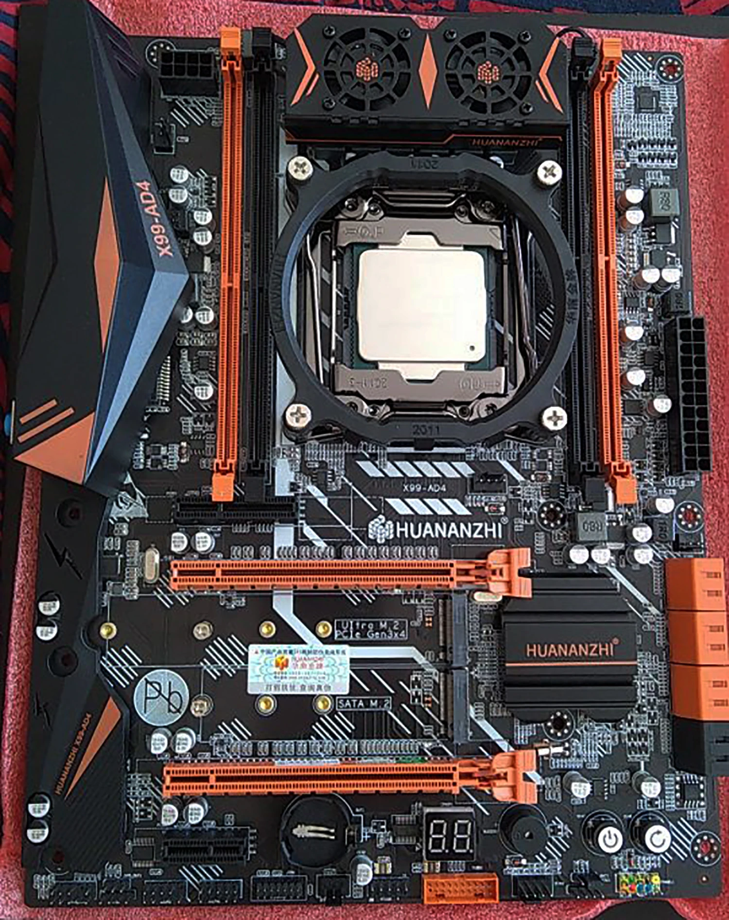 HUANANZHI X99 AD4 V2.0 X99 Motherboard Intel X99 LGA 2011-3 All Series DDR4 RECC128GB M.2 PCI-E NVME NGFF ATX Server Mainboard
HUANANZHI X99 AD4 V2.0 X99 Motherboard Intel X99 LGA 2011-3 All Series DDR4 RECC128GB M.2 PCI-E NVME NGFF ATX Server Mainboard