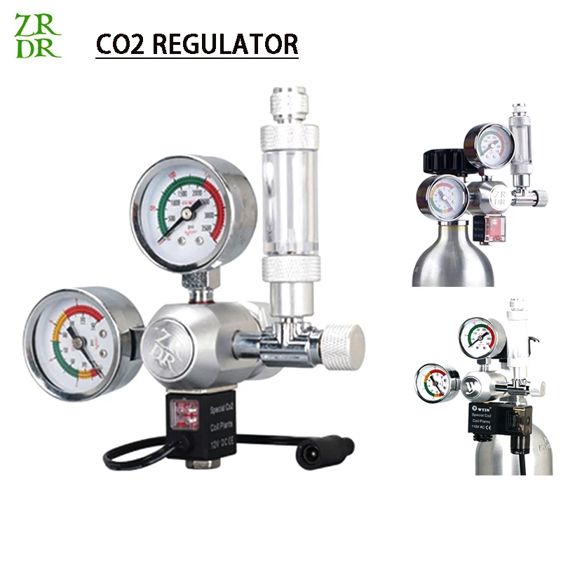 DIY Аквариум CO2 регулятор соленоидный Vvalve счетчик пузырей точная настройка