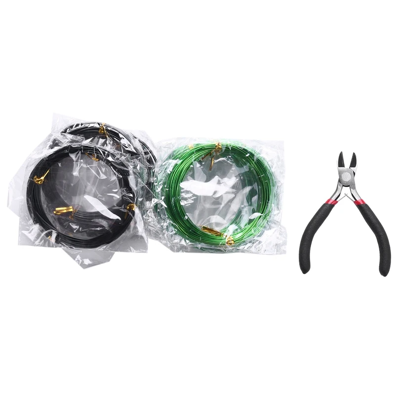 Tree Training Wires for Bonsai Tree, with Bonsai Wire Cutter - Size 1.0 mm/ 1.5 mm/ 2.0 mm (128 Feet Total), Anti-Corrosion and
Tree Training Wires for Bonsai Tree, with Bonsai Wire Cutter - Size 1.0 mm/ 1.5 mm/ 2.0 mm (128 Feet Total), Anti-Corrosion and