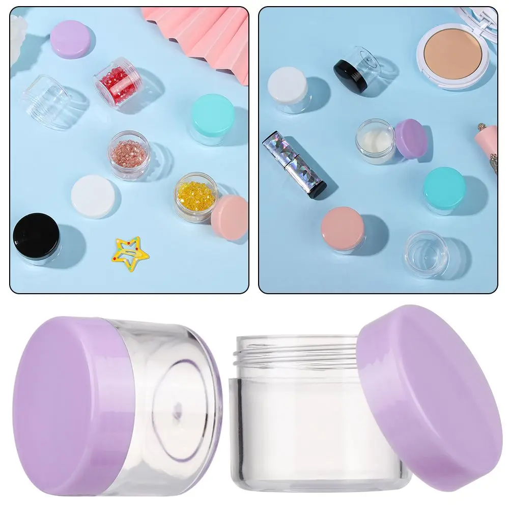 1PC Colorful Plastic Makeup Lip Balm Pot Travel Face Cream Jars Cream Cosmetic Bottle Eyeshadow Container
1PC Colorful Plastic Makeup Lip Balm Pot Travel Face Cream Jars Cream Cosmetic Bottle Eyeshadow Container