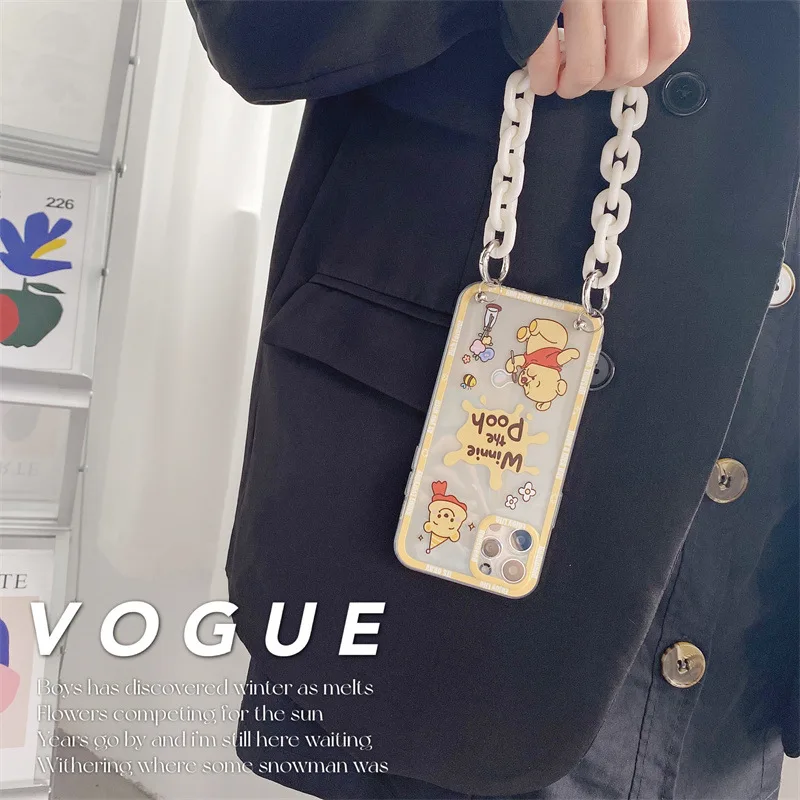 Disney Winnie the Pooh Cartoon Mobile Phone Case with Wristband for iPhone 7/8 plus x/xs xr xsmax 11 pro max 12pro max Shell
Disney Winnie the Pooh Cartoon Mobile Phone Case with Wristband for iPhone 7/8 plus x/xs xr xsmax 11 pro max 12pro max Shell