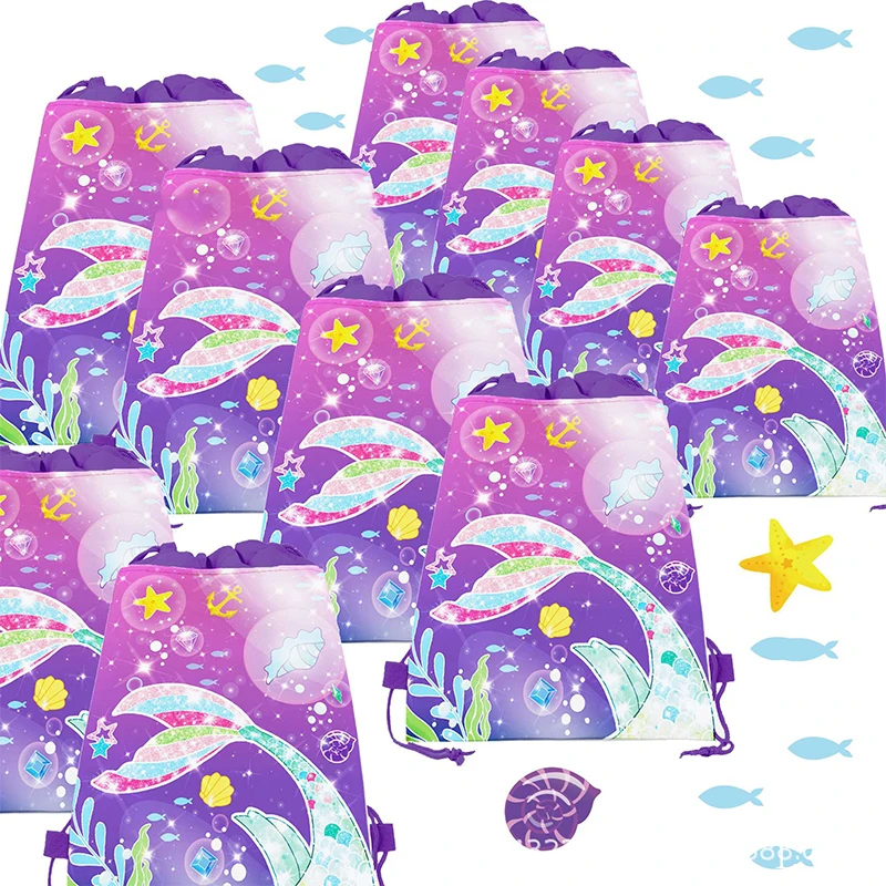 27x34cm Purple Mermaid Tail Gifts Bag Mermaid Party Decor Under The Sea Party Cute Mermaid Birthday Party Decor Girls Favor
27x34cm Purple Mermaid Tail Gifts Bag Mermaid Party Decor Under The Sea Party Cute Mermaid Birthday Party Decor Girls Favor