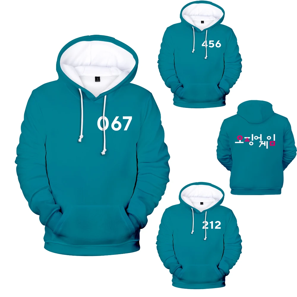 New Printing Squid Game 3D Hoodies Sweatshirts Men Womne Unisex Streetwear Hip Hop Kids Hooded Autumn Boys Girls Casual Pullover
New Printing Squid Game 3D Hoodies Sweatshirts Men Womne Unisex Streetwear Hip Hop Kids Hooded Autumn Boys Girls Casual Pullover