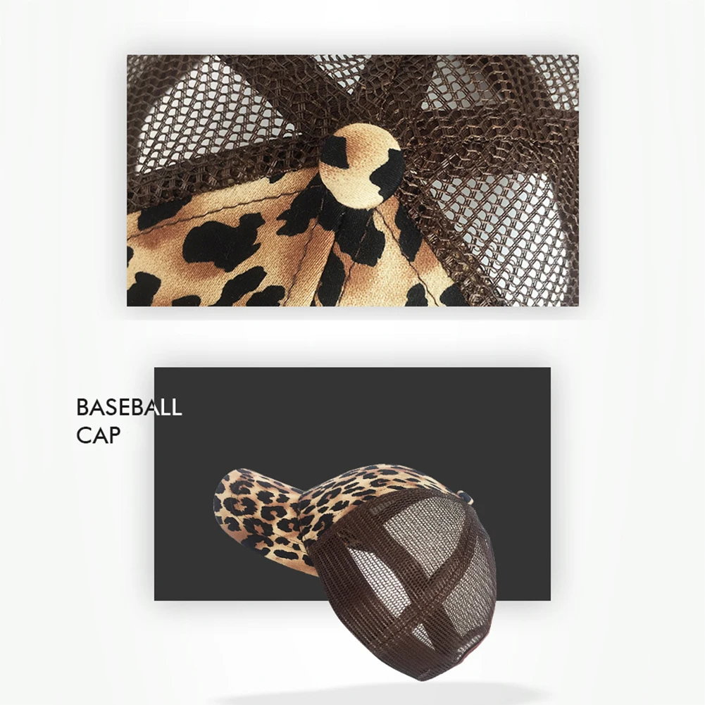 Unisex Outdoor Leopard Tiger Print Anti UV Ponytail Adjustable Hat Baseball Cap Stop The Flying Spit for Summer
Unisex Outdoor Leopard Tiger Print Anti UV Ponytail Adjustable Hat Baseball Cap Stop The Flying Spit for Summer