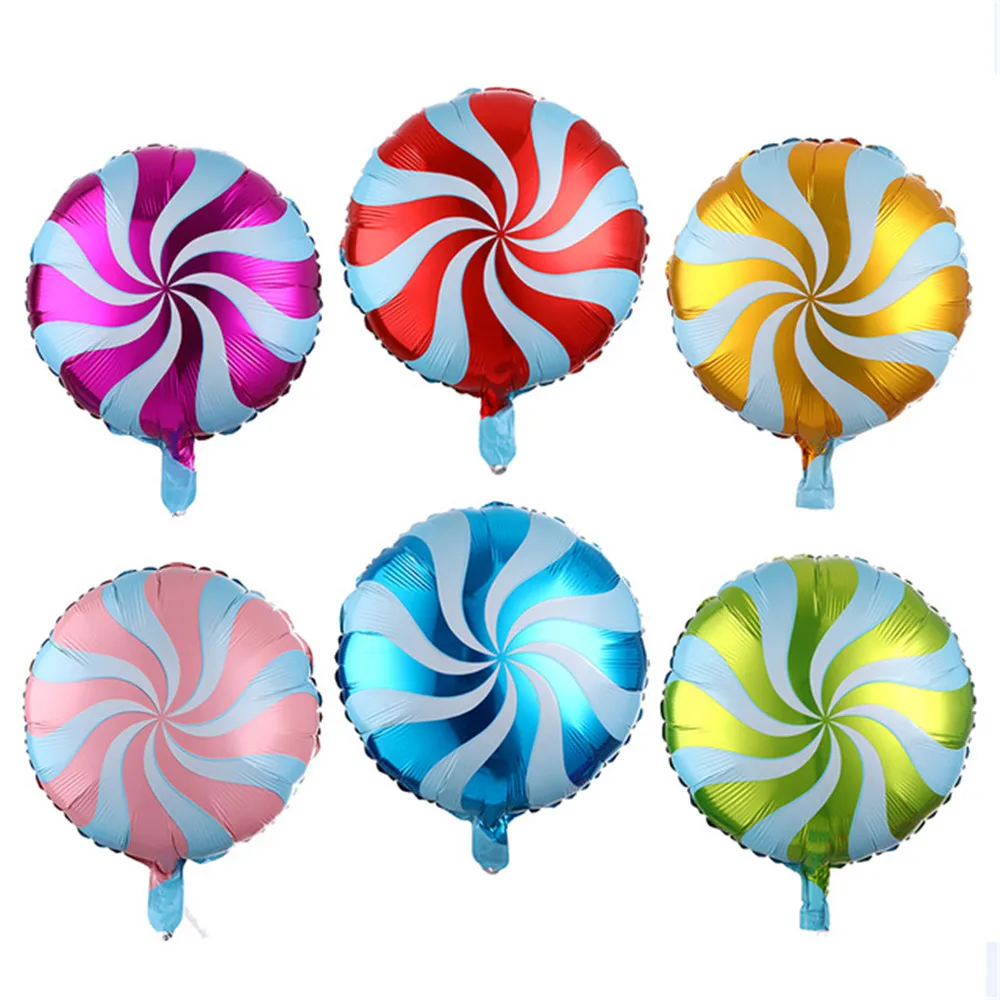 10pcs/lot colorful candy foil balloons 18 inch round lollipop balls wedding Valentine's Day birthday party decoration kids globo 
10pcs/lot colorful candy foil balloons 18 inch round lollipop balls wedding Valentine's Day birthday party decoration kids globo