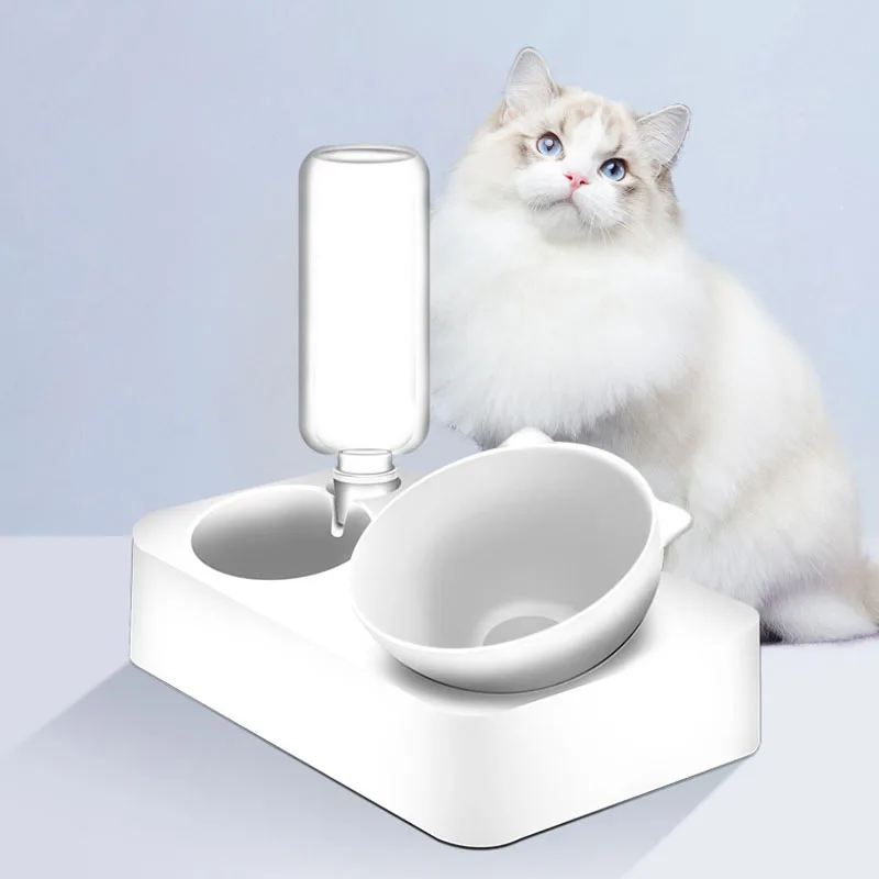 0-15 Degree Adjustable Double Raised Cat Food and Water Bowls for Pet neck protection with Detachable Elevated Stand
0-15 Degree Adjustable Double Raised Cat Food and Water Bowls for Pet neck protection with Detachable Elevated Stand