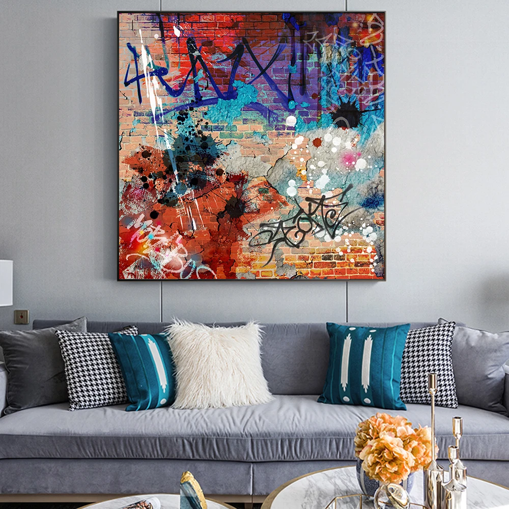 Graffiti Street Art Canvas Posters Abstract Painting Colorful Picture Gallery Mural Print for Living Room Home Decoration
Graffiti Street Art Canvas Posters Abstract Painting Colorful Picture Gallery Mural Print for Living Room Home Decoration