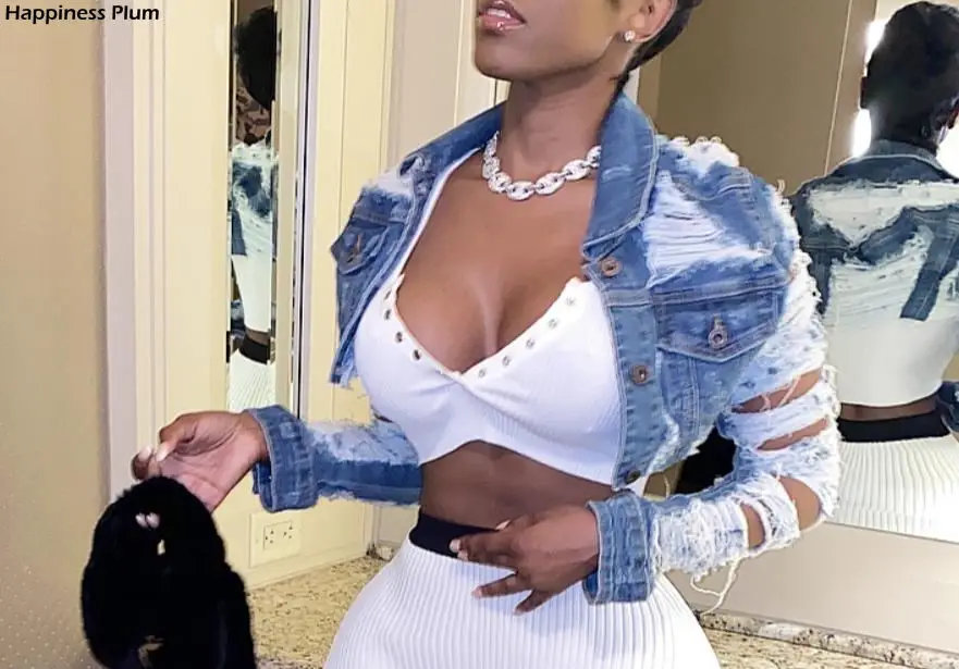 women fashion hot sale reduction of age hip hop style denim outwear long sleeve lapel single-breasted denim outwear
women fashion hot sale reduction of age hip hop style denim outwear long sleeve lapel single-breasted denim outwear
