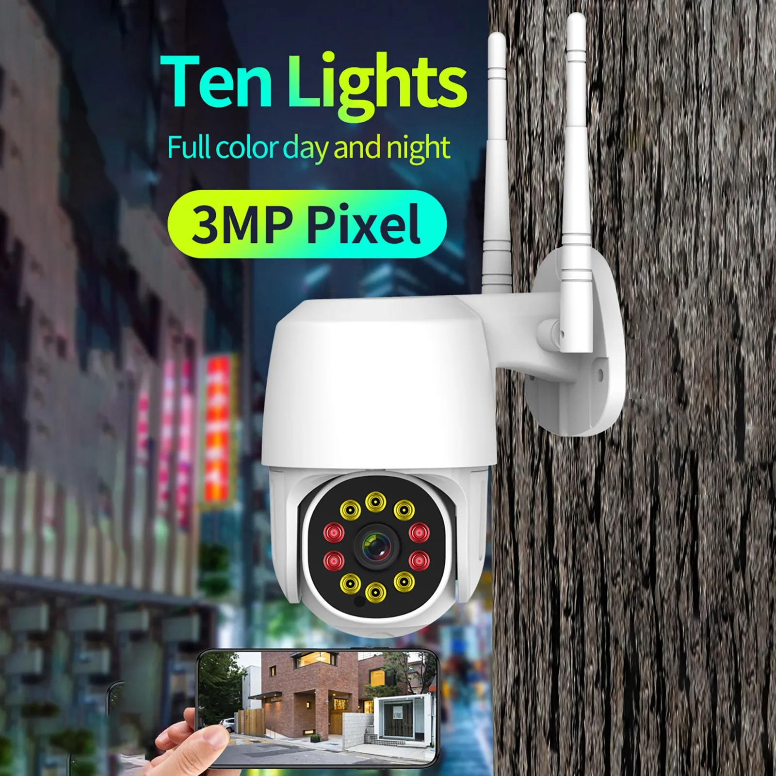 1080p Wifi Ip Ptz 3mp Camera Dome Onvif Outdoor Waterproof Security Speed Camera Sd Card Wireless Ip Camera Remote View #3
1080p Wifi Ip Ptz 3mp Camera Dome Onvif Outdoor Waterproof Security Speed Camera Sd Card Wireless Ip Camera Remote View #3