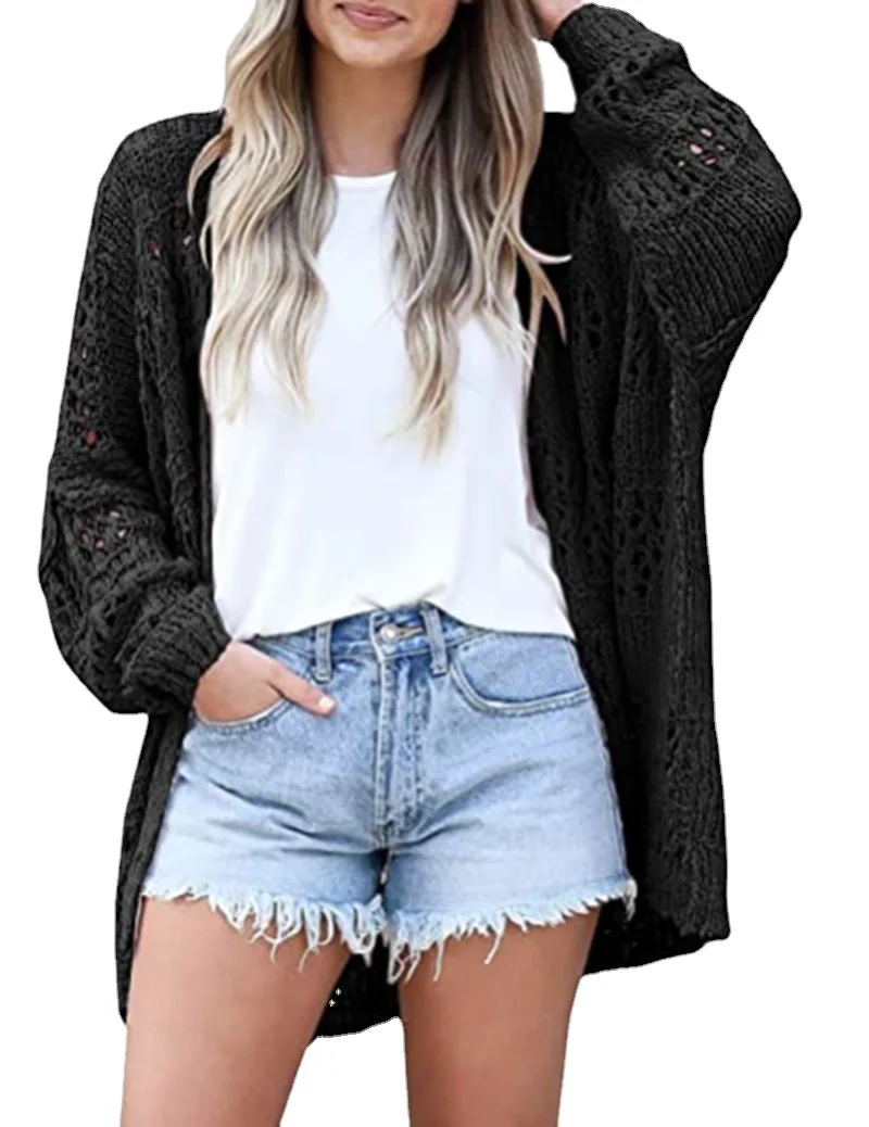 Women Cardigan Crop Top 2021 New Women's Crocheted Cardigan Long Sleeve Lightweight Loose Cardigan Knitted Sweater Donsignet
Women Cardigan Crop Top 2021 New Women's Crocheted Cardigan Long Sleeve Lightweight Loose Cardigan Knitted Sweater Donsignet