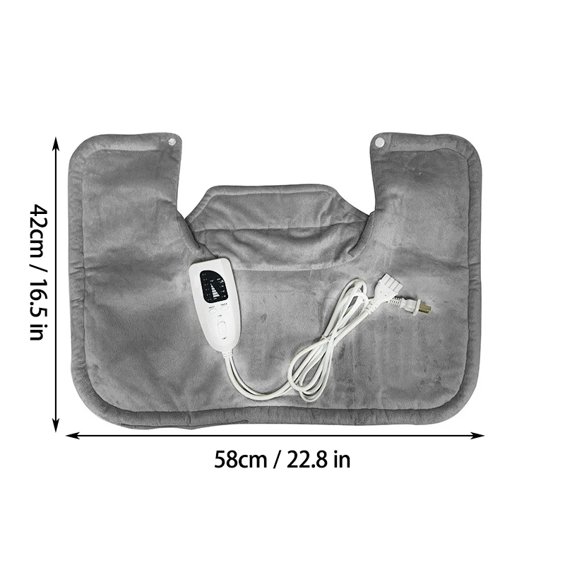 Winter Electric Heating Massage Electric Neck and Shoulder Warmer Wrap Heating Pad With Temperature Controller EU/US Plug 
Winter Electric Heating Massage Electric Neck and Shoulder Warmer Wrap Heating Pad With Temperature Controller EU/US Plug