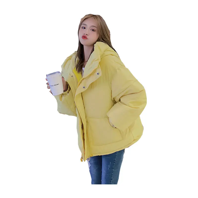 Women's Short Winter Big Pockets Hooded Windproof Down Jacket Oversized Cotton Padded Coat
Women's Short Winter Big Pockets Hooded Windproof Down Jacket Oversized Cotton Padded Coat