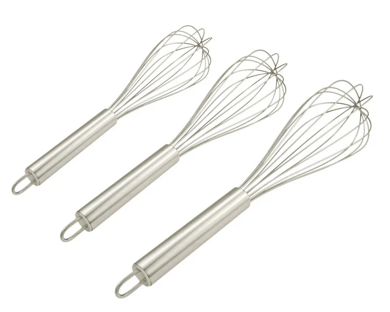 8" 10" 12" Egg Whisk Stainless Steel Egg Whisk Kitchen Wire Balloon Whisk Milk Egg Beater Egg Mixing Mixer Tools
8" 10" 12" Egg Whisk Stainless Steel Egg Whisk Kitchen Wire Balloon Whisk Milk Egg Beater Egg Mixing Mixer Tools