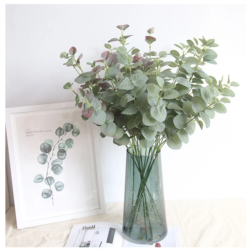 1pc/2pc Artificial Plants Green Silk Eucalyptus Leaf for Home Decor Wedding Plants Flower Garden Decoration Leaves Branch Retro
1pc/2pc Artificial Plants Green Silk Eucalyptus Leaf for Home Decor Wedding Plants Flower Garden Decoration Leaves Branch Retro