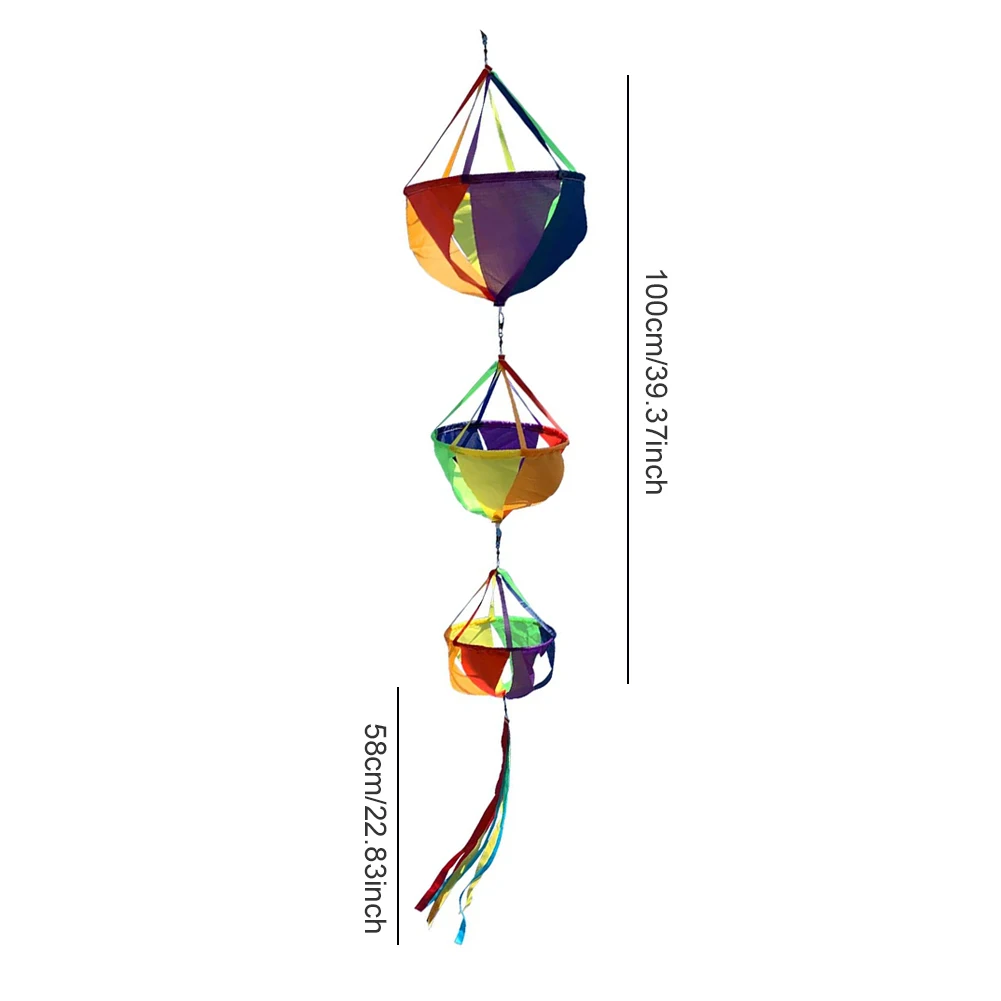 Rainbow Windsock Wind Measurement Direction Bag Twister Flag Kite Garden Yard Hanging Decoration Colorful Nylon fabric Hanging
Rainbow Windsock Wind Measurement Direction Bag Twister Flag Kite Garden Yard Hanging Decoration Colorful Nylon fabric Hanging