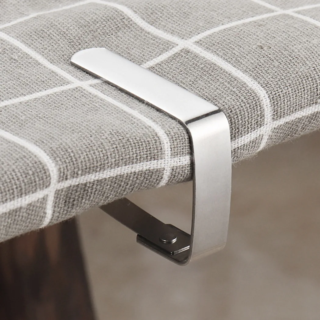 12PCS Stainless Steel Table Cover Clip Tablecloth Tables Useful Clips Holder Cloth Clamps Kitchen Accessories For Party Picnic
12PCS Stainless Steel Table Cover Clip Tablecloth Tables Useful Clips Holder Cloth Clamps Kitchen Accessories For Party Picnic