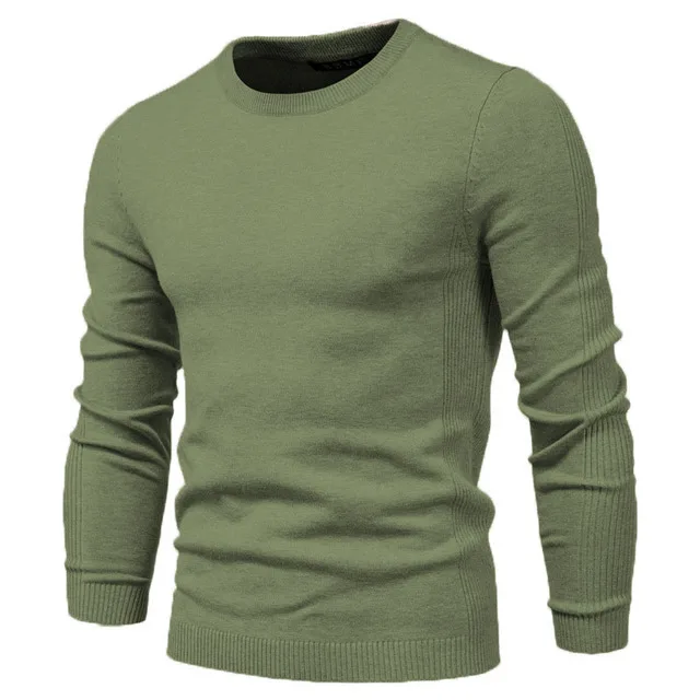 2021 new men's long-sleeved padded pullover O-neck pullover solid color warmth and slim fit
2021 new men's long-sleeved padded pullover O-neck pullover solid color warmth and slim fit