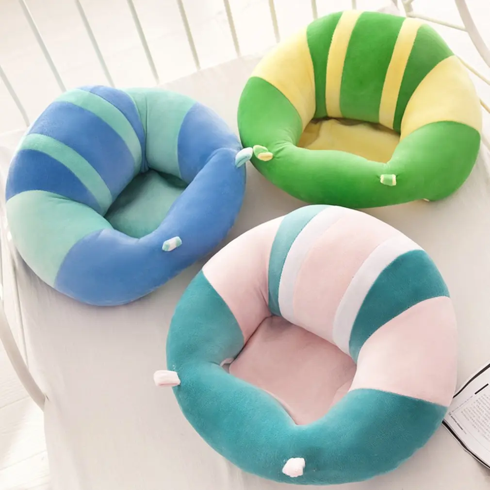 

Baby Support Seat Plush Soft Baby Sofa Infant Learning To Sit Chair Keep Sitting Posture Comfortable for 0-3 Months Children