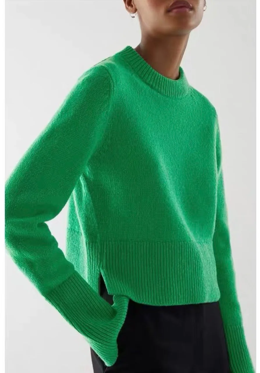2021 Women Sweater Autumn and Winter New Sweater Women's Cashmere Blend Style Sweater
2021 Women Sweater Autumn and Winter New Sweater Women's Cashmere Blend Style Sweater