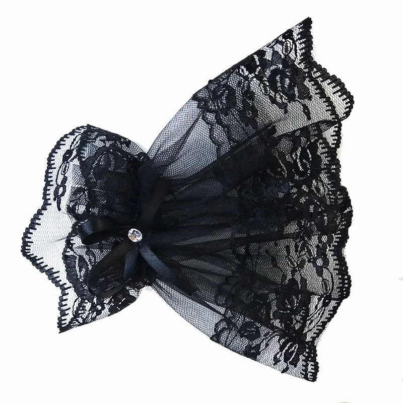 New Halloween Gothic Black Lace Wrist Cuffs Bracelets Womens Party Sunscreen Rhinestone Bowknot Fingerless Gloves
New Halloween Gothic Black Lace Wrist Cuffs Bracelets Womens Party Sunscreen Rhinestone Bowknot Fingerless Gloves