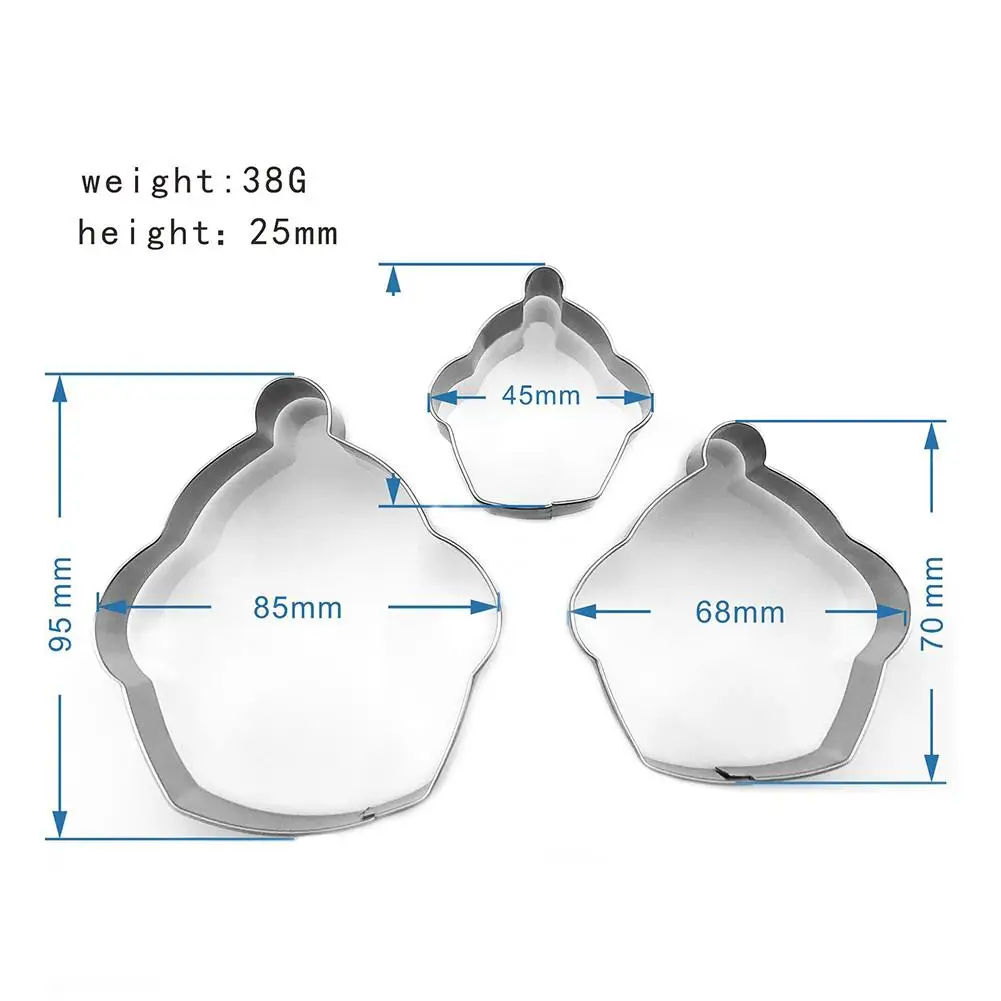 Cupcake Shape Stainless Steel Biscuit Mold CUP CAKE Cookie Cutter Baking Tool Dessert Utensils DIY Children's Baking Tool Mould
Cupcake Shape Stainless Steel Biscuit Mold CUP CAKE Cookie Cutter Baking Tool Dessert Utensils DIY Children's Baking Tool Mould