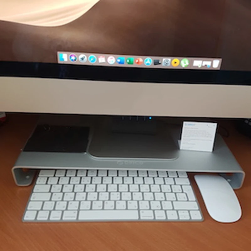 Aluminum Alloy Monitor Stand Riser Computer Desk Organizer Office Supplies School Computer Heighten Rack Portable Computer Stand
Aluminum Alloy Monitor Stand Riser Computer Desk Organizer Office Supplies School Computer Heighten Rack Portable Computer Stand