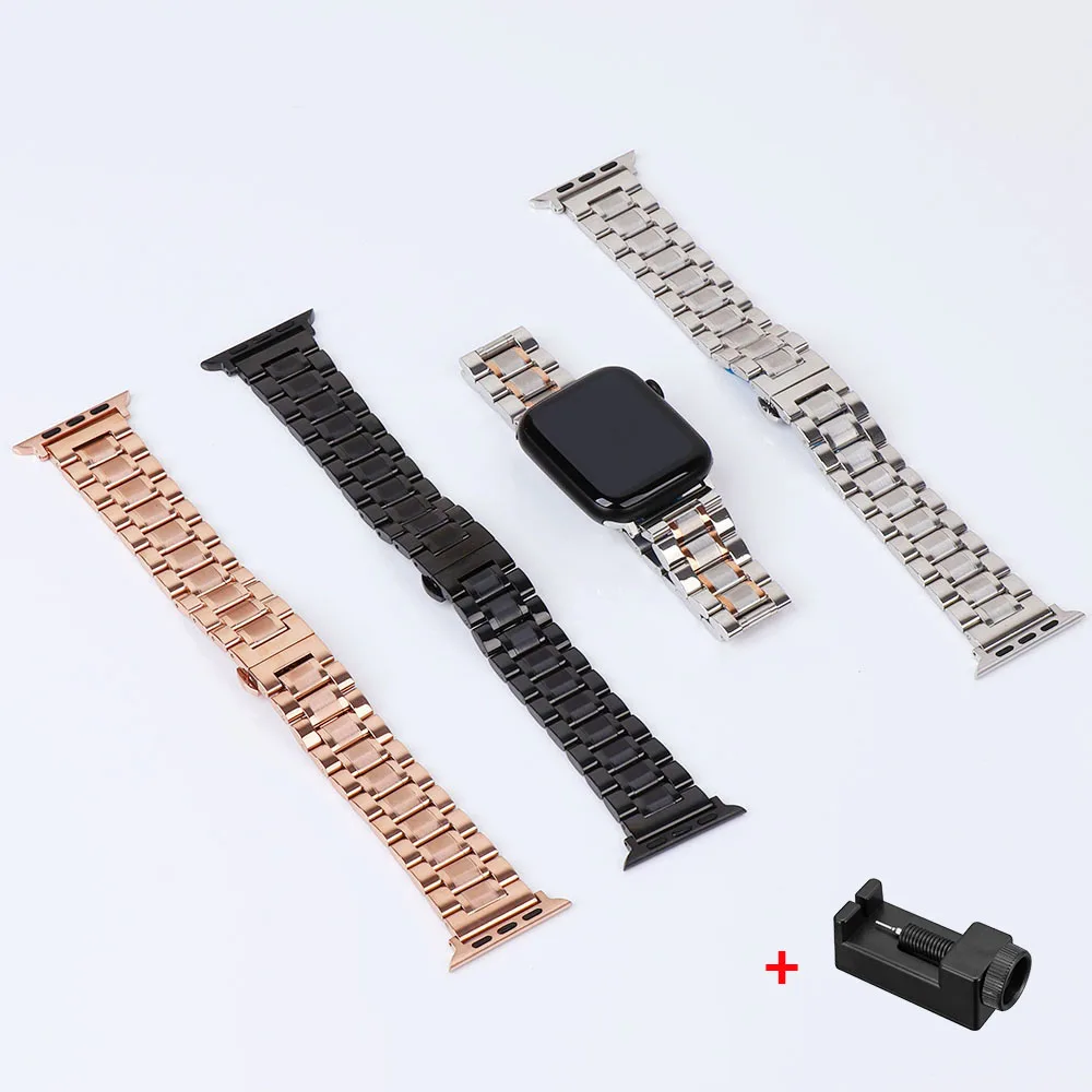 Metal Strap for Apple Watch Band 44mm 42mm 40mm 38mm Stainless Steel Bracelet for iWatch 7 6 SE 5 4 3 2 1 Series Accessories
Metal Strap for Apple Watch Band 44mm 42mm 40mm 38mm Stainless Steel Bracelet for iWatch 7 6 SE 5 4 3 2 1 Series Accessories