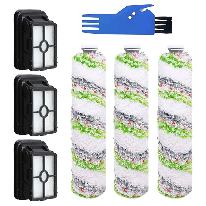 Brush Rolls Filters Set for Bissell CrossWave Cordless Max 2554A,2590,2593,and 2596 All in One Wet-Dry Vacuum Cleaner
Brush Rolls Filters Set for Bissell CrossWave Cordless Max 2554A,2590,2593,and 2596 All in One Wet-Dry Vacuum Cleaner