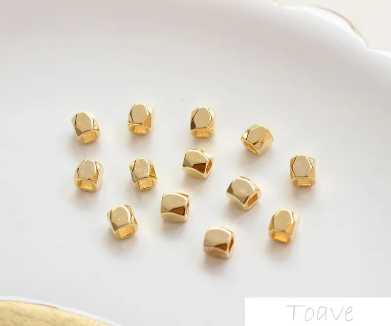 Copper Plated 18K Gold Bracelets Angle Square spacer bead Bracelets Necklaces Earrings Materials Accessories
Copper Plated 18K Gold Bracelets Angle Square spacer bead Bracelets Necklaces Earrings Materials Accessories