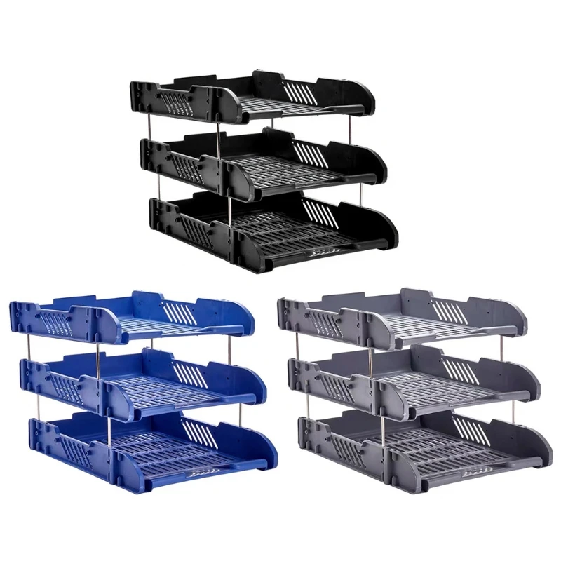 3 Layers Thicken Plastic File Desktop Storage Basket Shelf Rack Document Holder C90C
3 Layers Thicken Plastic File Desktop Storage Basket Shelf Rack Document Holder C90C