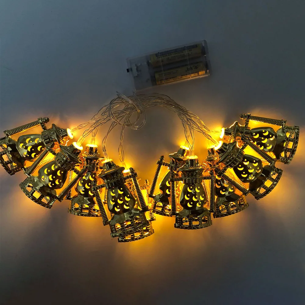 Lanterns Battery Powered Indoor Outdoor Muslim Ramadan LED Fairy Light Eid Mubarak Oil Lamp Garden Iron Art String Home Decor
Lanterns Battery Powered Indoor Outdoor Muslim Ramadan LED Fairy Light Eid Mubarak Oil Lamp Garden Iron Art String Home Decor