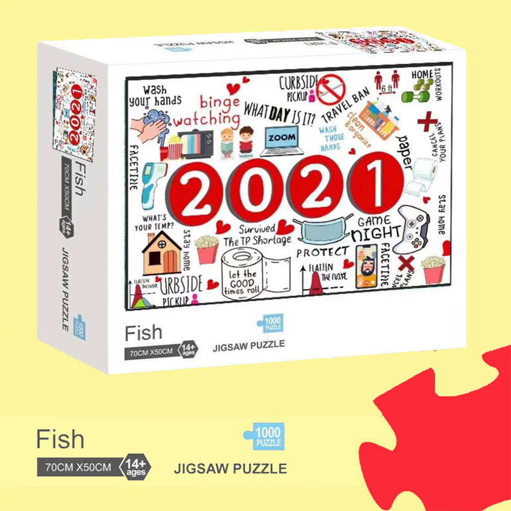 Puzzle 1000 Pieces Summary 2020 Jigsaw Puzzles Family Challenging Game A Year to Commemorative Adults Kids Home Decoration Gifts
Puzzle 1000 Pieces Summary 2020 Jigsaw Puzzles Family Challenging Game A Year to Commemorative Adults Kids Home Decoration Gifts