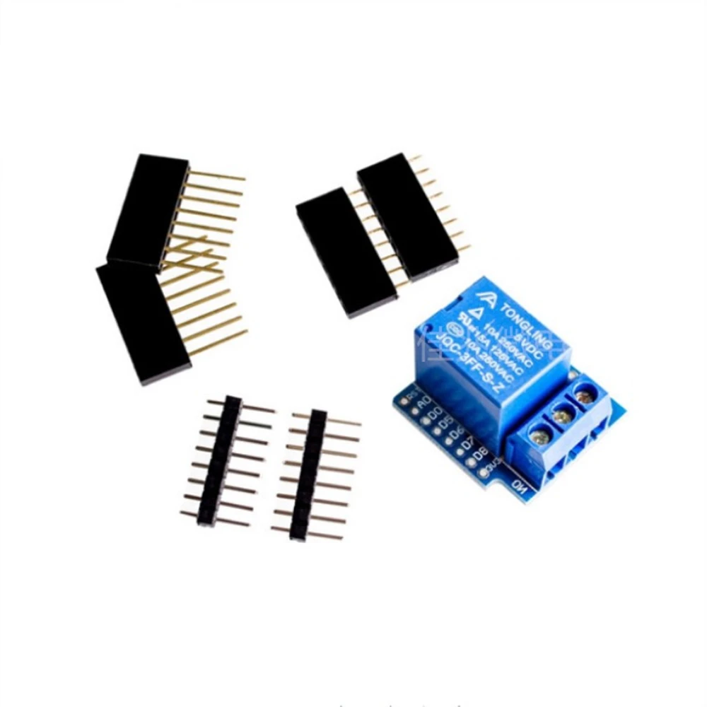 

Relay Module For D1 MINI 5V hight level trigger One 1 Channel Relay Module interface Board Shield For WAVGAT D1 MINI
