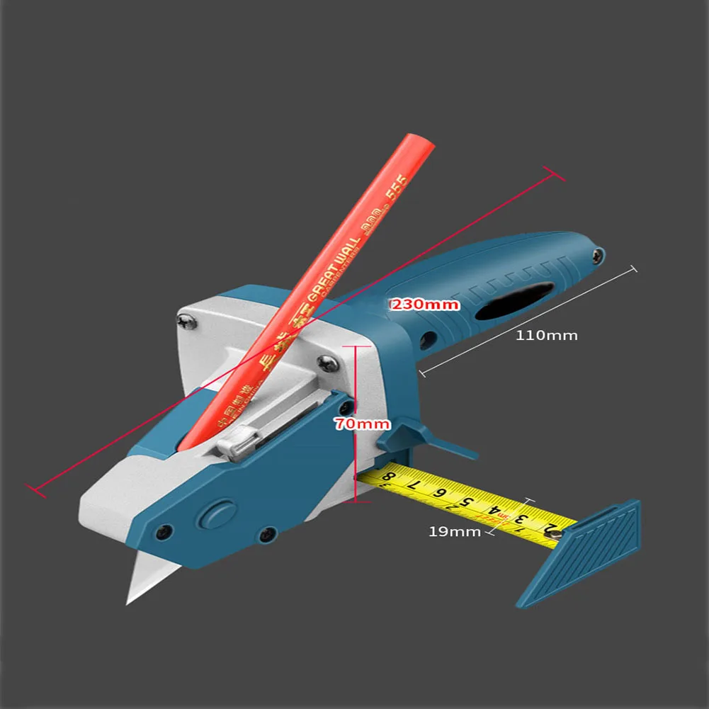 Handheld Gypsum Board Cutting Tool Drywall Cutting Artifact Tool with Tape Measure Woodworking Scribe Cutting Board Tools
Handheld Gypsum Board Cutting Tool Drywall Cutting Artifact Tool with Tape Measure Woodworking Scribe Cutting Board Tools