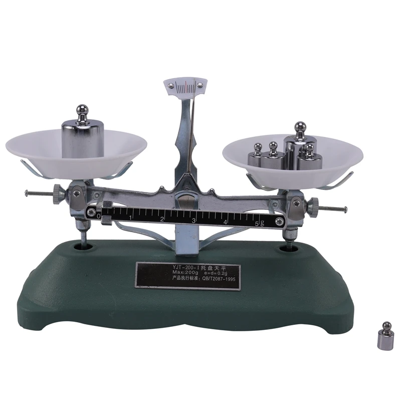 200G/0.2G Mechanical Tray Balance Scale with Sensitivity Portable Chemical Physics Laboratory Teaching Tool
200G/0.2G Mechanical Tray Balance Scale with Sensitivity Portable Chemical Physics Laboratory Teaching Tool