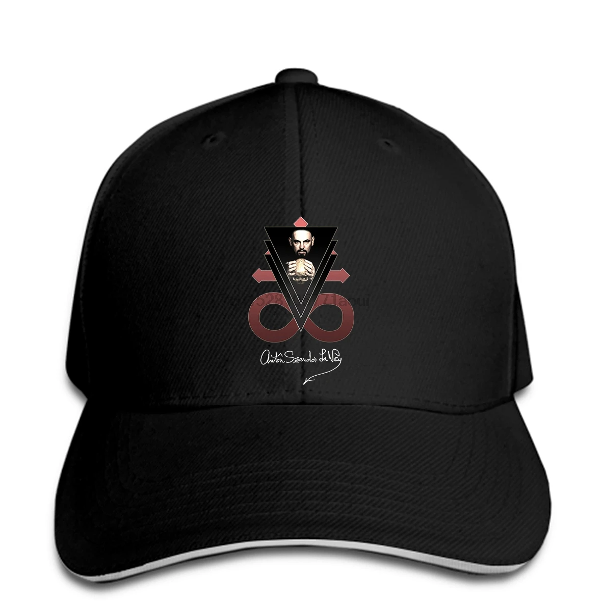 Baseball cap New Black Anton LaVey Baseball caps Church Satan Signature Autograph Crowley 666
Baseball cap New Black Anton LaVey Baseball caps Church Satan Signature Autograph Crowley 666