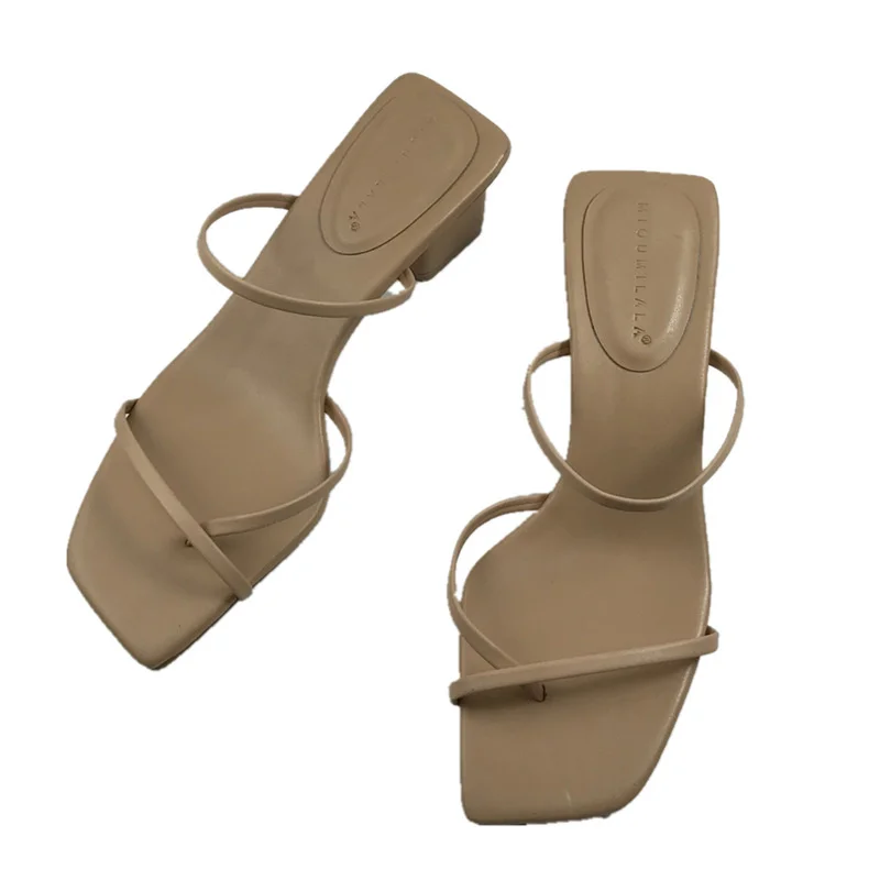 2020 summer new fashion thick heeled sandals wear versatile middle heeled women's shoes fairy slippers
2020 summer new fashion thick heeled sandals wear versatile middle heeled women's shoes fairy slippers