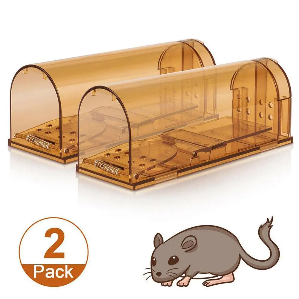 2pcs Mousetrap Reusable Small Catch Bait Hamster Mouse Trap Humane Live Mousetrap Home Indoor Outdoor Pest Control Gadgets
2pcs Mousetrap Reusable Small Catch Bait Hamster Mouse Trap Humane Live Mousetrap Home Indoor Outdoor Pest Control Gadgets