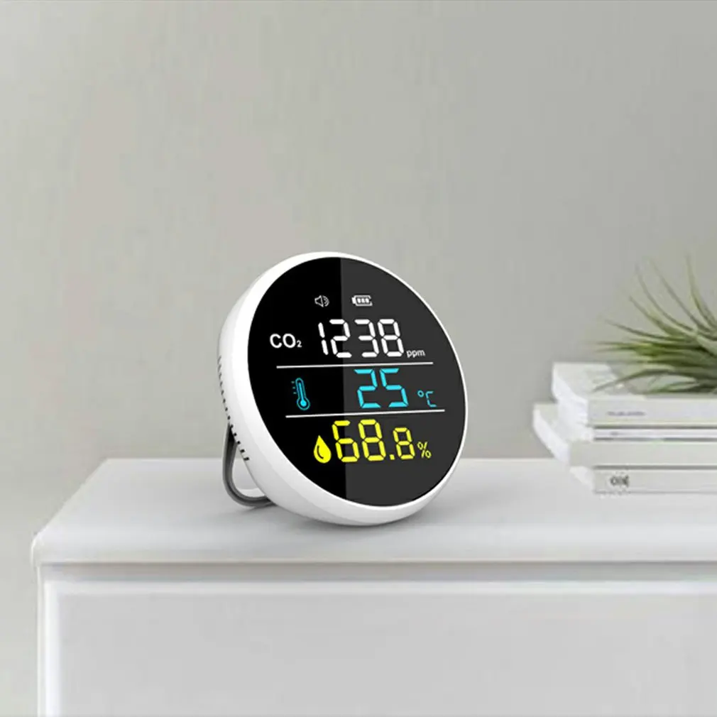 Portable CO2 Detector Meter Temperature Humidity Sensor Tester Air Detector Quality Monitor Analyzer Carbon Dioxide Gas Detector
Portable CO2 Detector Meter Temperature Humidity Sensor Tester Air Detector Quality Monitor Analyzer Carbon Dioxide Gas Detector