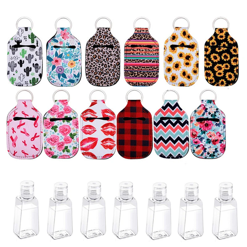 Hand Sanitizer Keychain Holder Travel Bottle Refillable Containers 30ml Flip Cap Reusable Bottles With Keychain Carrier Fashion
Hand Sanitizer Keychain Holder Travel Bottle Refillable Containers 30ml Flip Cap Reusable Bottles With Keychain Carrier Fashion
