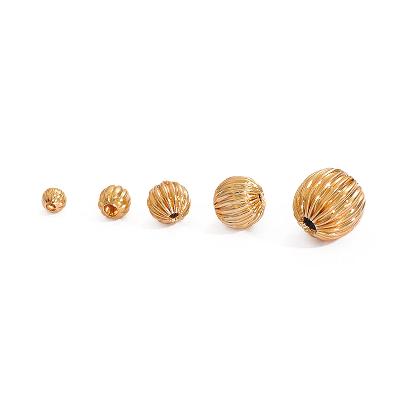 10Pc 3 4 5 6 8mm 18K Gold Plated Copper Plated Round Bead Round Loose Beads Spacers For DIY Jewelry Making Supplies Accessories
10Pc 3 4 5 6 8mm 18K Gold Plated Copper Plated Round Bead Round Loose Beads Spacers For DIY Jewelry Making Supplies Accessories