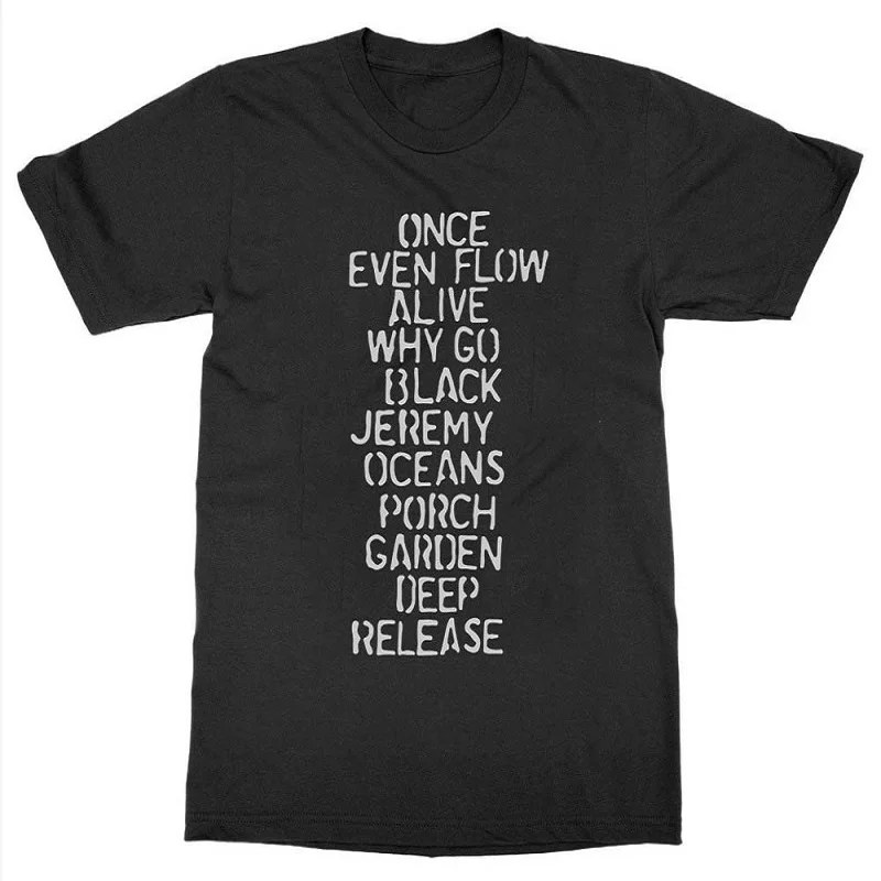 Pearl Jam Ten Printed Tee Summer Fashion Casual Funny Punk Rock Band Unisex Women Tee T-Shirt 80s Vintage Grunge Clothing
Pearl Jam Ten Printed Tee Summer Fashion Casual Funny Punk Rock Band Unisex Women Tee T-Shirt 80s Vintage Grunge Clothing