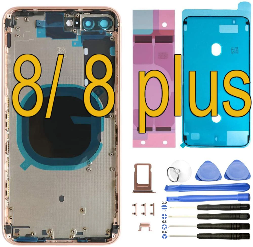 Задний корпус для iPhone 8 Крышка батарейного отсека чехол средняя рамка со стеклом Замена для iPhone 8 plus с кнопками подарки
Задний корпус для iPhone 8 Крышка батарейного отсека чехол средняя рамка со стеклом Замена для iPhone 8 plus с кнопками подарки