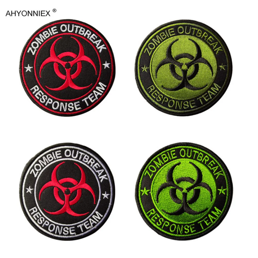 AHYONNIEX 1 Pc High Quality 3D Embroidery Zombie Outbreak Response Team Armband Badge Tactical Morale Cloth Sticker Patch DIY
AHYONNIEX 1 Pc High Quality 3D Embroidery Zombie Outbreak Response Team Armband Badge Tactical Morale Cloth Sticker Patch DIY