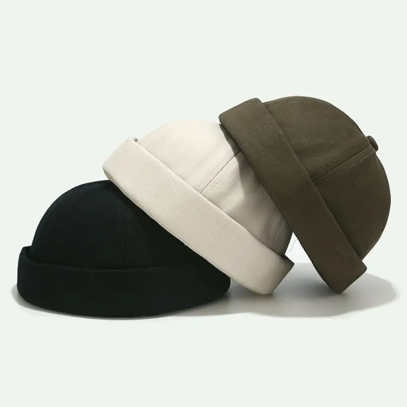 Men Women Retro Dome Melon Brimless Beanie Cap Solid Color Trendy Yuppies 6 Panels Casual Cotton Docker Sailor Hat
Men Women Retro Dome Melon Brimless Beanie Cap Solid Color Trendy Yuppies 6 Panels Casual Cotton Docker Sailor Hat