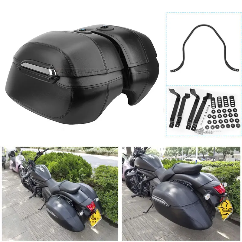 Motorcycle Black Hard Bag Saddlebags Luggage Trunk Case For Victory Honda Suzuki Kawasaki Yamaha Universal
Motorcycle Black Hard Bag Saddlebags Luggage Trunk Case For Victory Honda Suzuki Kawasaki Yamaha Universal