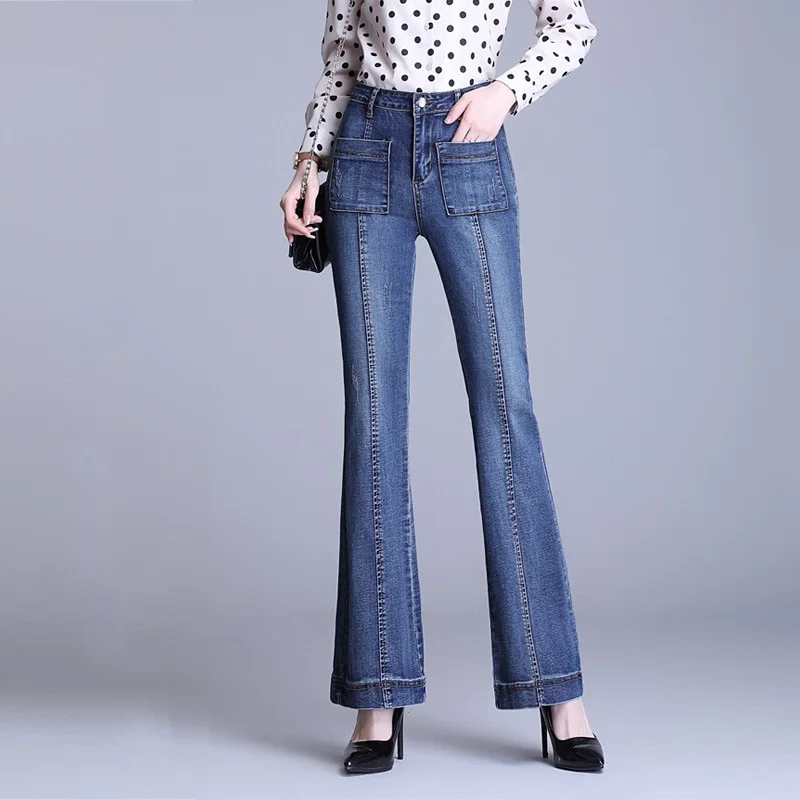 plus size high waist autumn winter casual woman jean vintage jeans 2020 denim flare pants for women clothes
plus size high waist autumn winter casual woman jean vintage jeans 2020 denim flare pants for women clothes