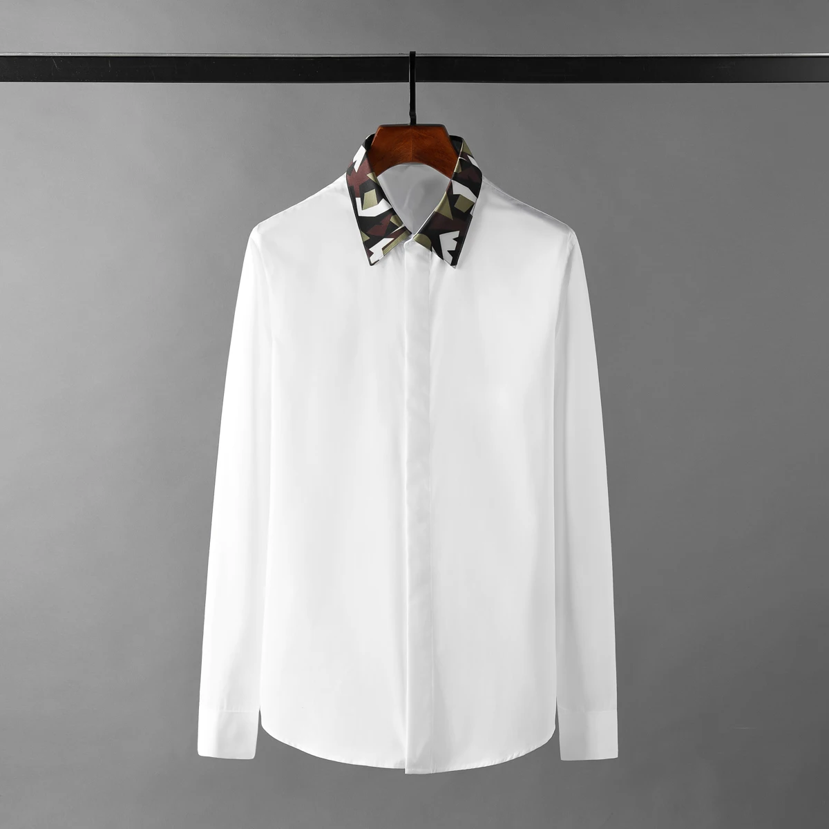 Minglu протектор хлопковые мужские футболки класса люкс с принтом платье с воротником и длинными рукавами, Мужская одежда, рубашки мода Slim Fit в...
Minglu протектор хлопковые мужские футболки класса люкс с принтом платье с воротником и длинными рукавами, Мужская одежда, рубашки мода Slim Fit в...