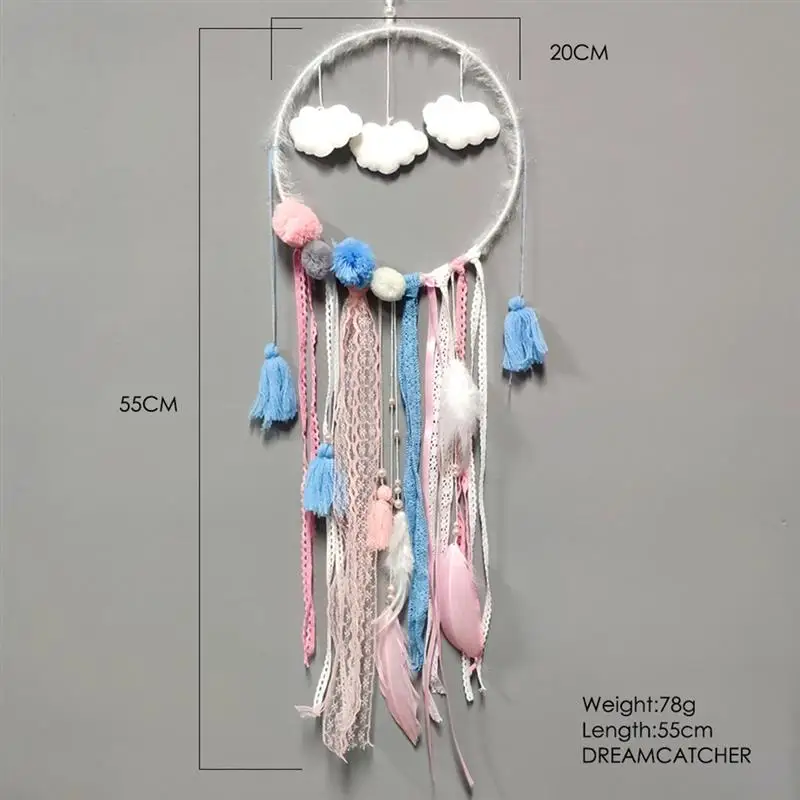 Dreamcatcher Hanging Ornament Cute Cloud Light up Hanging Decor Wall Art Ornament for Room Home Hanging Decoration Ornament
Dreamcatcher Hanging Ornament Cute Cloud Light up Hanging Decor Wall Art Ornament for Room Home Hanging Decoration Ornament
