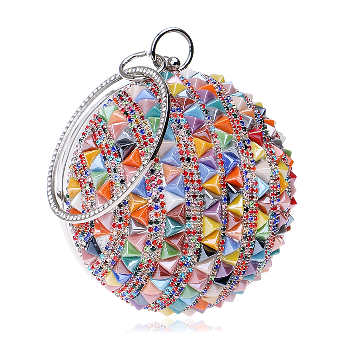 Arrival Tassel Rhinestones Women Evening Bags Diamonds Handle Accessory Round Design Day Clutches Purse Evening Bags Gift
Arrival Tassel Rhinestones Women Evening Bags Diamonds Handle Accessory Round Design Day Clutches Purse Evening Bags Gift